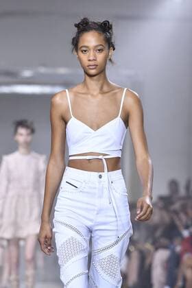 Milan Fashion Week, Women Spring Summer 2017. Diesel Black Gold catwalk Pictured: model  Copyright: xRiccardoxGiordanoxSickix