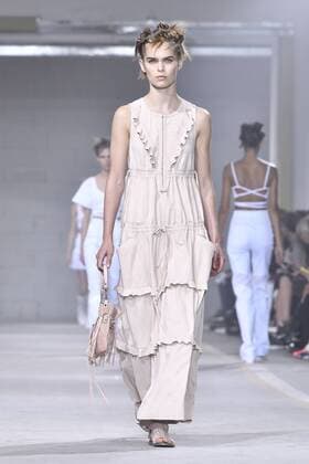 Milan Fashion Week, Women Spring Summer 2017. Diesel Black Gold catwalk Pictured: model  Copyright: xRiccardoxGiordanoxSickix