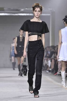 Milan Fashion Week, Women Spring Summer 2017. Diesel Black Gold catwalk Pictured: model  Copyright: xRiccardoxGiordanoxSickix