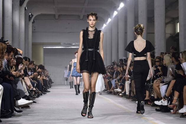 Milan Fashion Week, Women Spring Summer 2017. Diesel Black Gold catwalk Pictured: model  Copyright: xRiccardoxGiordanoxSickix