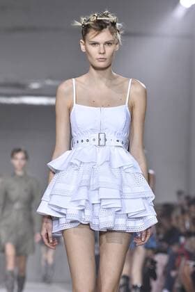 Milan Fashion Week, Women Spring Summer 2017. Diesel Black Gold catwalk Pictured: model  Copyright: xRiccardoxGiordanoxSickix