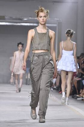 Milan Fashion Week, Women Spring Summer 2017. Diesel Black Gold catwalk Pictured: model  Copyright: xRiccardoxGiordanoxSickix