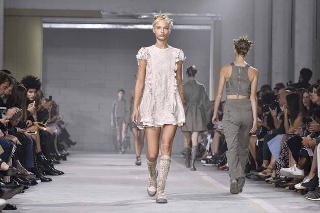 Milan Fashion Week, Women Spring Summer 2017. Diesel Black Gold catwalk Pictured: model  Copyright: xRiccardoxGiordanoxSickix