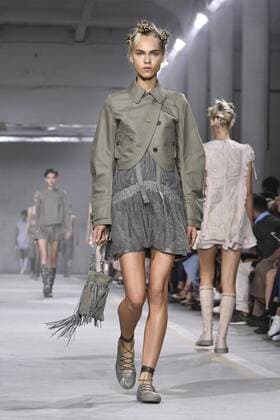 Milan Fashion Week, Women Spring Summer 2017. Diesel Black Gold catwalk Pictured: model  Copyright: xRiccardoxGiordanoxSickix
