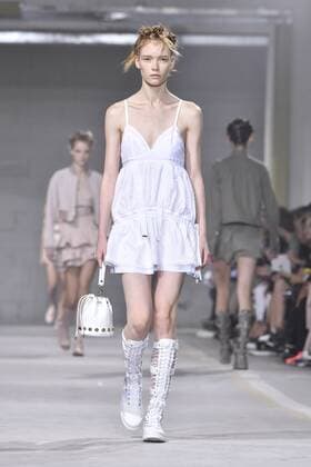 Milan Fashion Week, Women Spring Summer 2017. Diesel Black Gold catwalk Pictured: model  Copyright: xRiccardoxGiordanoxSickix