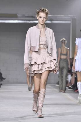 Milan Fashion Week, Women Spring Summer 2017. Diesel Black Gold catwalk Pictured: model  Copyright: xRiccardoxGiordanoxSickix