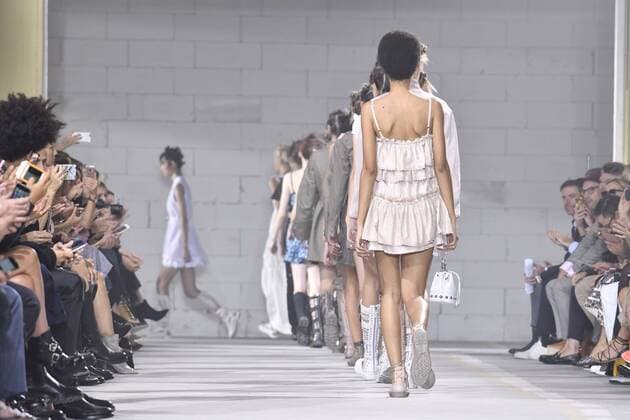 Milan Fashion Week, Women Spring Summer 2017. Diesel Black Gold catwalk Pictured: model  Copyright: xRiccardoxGiordanoxSickix