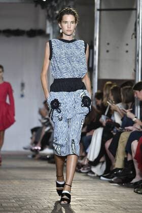 Milan Fashion Week, Women Spring Summer 2017. SportMax catwalk Pictured: model  Copyright: xRiccardoxGiordanoxSickix
