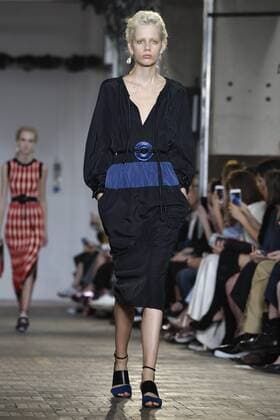 Milan Fashion Week, Women Spring Summer 2017. SportMax catwalk Pictured: model  Copyright: xRiccardoxGiordanoxSickix