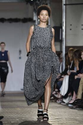 Milan Fashion Week, Women Spring Summer 2017. SportMax catwalk Pictured: model  Copyright: xRiccardoxGiordanoxSickix