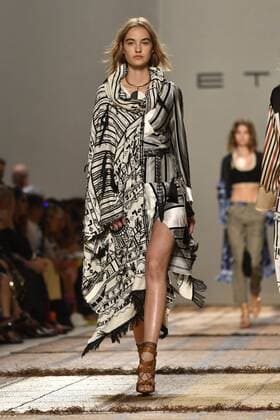 Milan Fashion Week, Women Spring Summer 2017. Etro catwalk Pictured: model  Copyright: xRiccardoxGiordanoxSickix