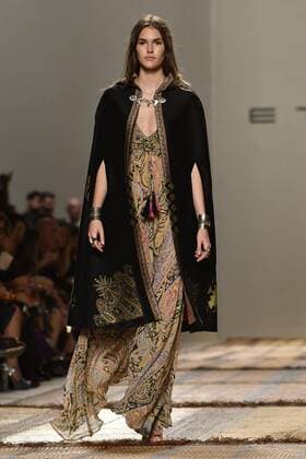 Milan Fashion Week, Women Spring Summer 2017. Etro catwalk Pictured: model  Copyright: xRiccardoxGiordanoxSickix