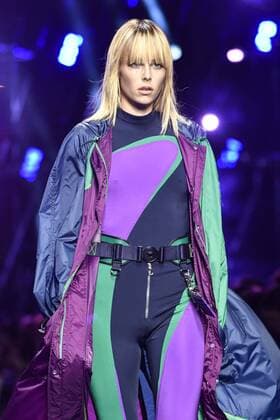 Milan Fashion Week, Women Spring Summer 2017. VERSACE catwalk Pictured: model  Copyright: xRiccardoxGiordanoxSickix