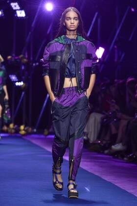 Milan Fashion Week, Women Spring Summer 2017. VERSACE catwalk Pictured: model  Copyright: xRiccardoxGiordanoxSickix