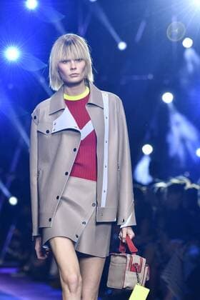 Milan Fashion Week, Women Spring Summer 2017. VERSACE catwalk Pictured: model  Copyright: xRiccardoxGiordanoxSickix