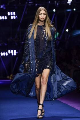 Milan Fashion Week, Women Spring Summer 2017. VERSACE catwalk Pictured: Gigi Hadid  Copyright: xRiccardoxGiordanoxSickix