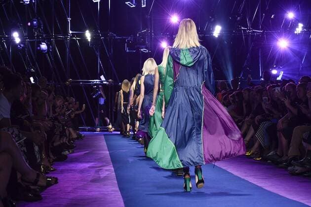 Milan Fashion Week, Women Spring Summer 2017. VERSACE catwalk Pictured: model  Copyright: xRiccardoxGiordanoxSickix