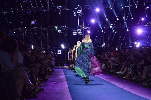 Milan Fashion Week, Women Spring Summer 2017. VERSACE catwalk Pictured: model  Copyright: xRiccardoxGiordanoxSickix
