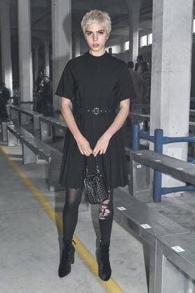 Milan Fashion Week, Women Spring Summer 2017. DIESEL BLACK GOLD front row Pictured: Julia Cumming  Copyright: xRiccardoxGiordanoxSickix