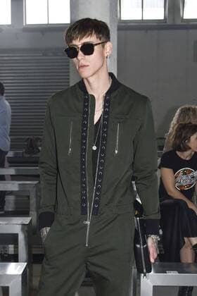 Milan Fashion Week, Women Spring Summer 2017. DIESEL BLACK GOLD front row Pictured: Simon Nygard  Copyright: xRiccardoxGiordanoxSickix