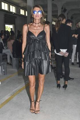 Milan Fashion Week, Women Spring Summer 2017. DIESEL BLACK GOLD front row Pictured: Anna Dello Russo  Copyright: xRiccardoxGiordanoxSickix