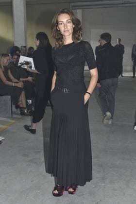 Milan Fashion Week, Women Spring Summer 2017. DIESEL BLACK GOLD front row Pictured: Cristiana Capotondi  Copyright: xRiccardoxGiordanoxSickix