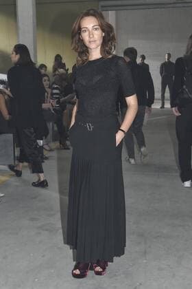 Milan Fashion Week, Women Spring Summer 2017. DIESEL BLACK GOLD front row Pictured: Cristiana Capotondi  Copyright: xRiccardoxGiordanoxSickix