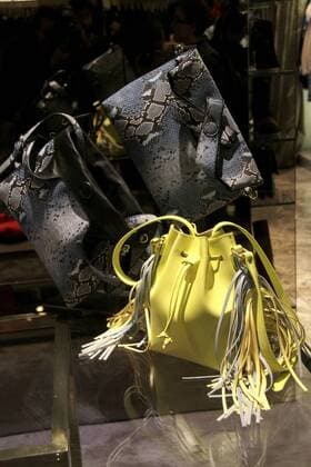 Mailand Fashion Week - Me Fui Taschen Milano, new collection presentation Me Fui bags Spring-Summer 2017. In the photo: the bags  Copyright: xPaoloxDilettox