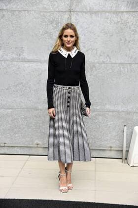 Milan Fashion Week, Women Spring Summer 2017. GIORGIO ARMANI arrivals Pictured: Olivia Palermo  Copyright: xSimonaxChiocciaxSickix