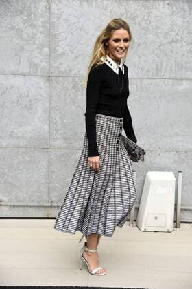 Milan Fashion Week, Women Spring Summer 2017. GIORGIO ARMANI arrivals Pictured: Olivia Palermo  Copyright: xSimonaxChiocciaxSickix