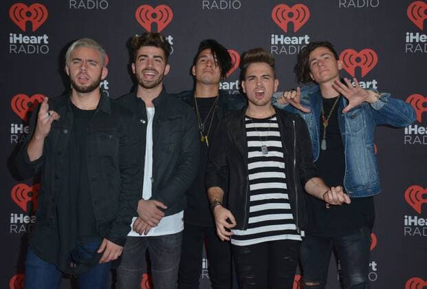 September 23, 2016 - Las Vegas, Nevada, United States of America - Musicians Los 5 attend the iHeartRadio Music Festival on September 23, 2016 at the T-Mobile Arena in Las Vegas, Nevada. Las Vegas United States of America - ZUMAt114