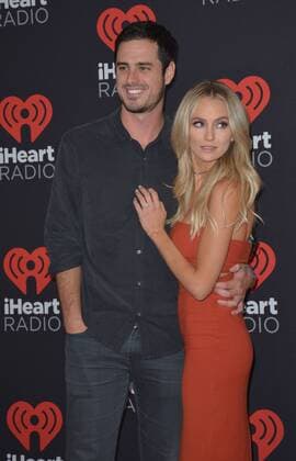September 23, 2016 - Las Vegas, Nevada, United States of America - Bachelor contestants Ben Higgins and Lauren Bushnell attend the iHeartRadio Music Festival on September 23, 2016 at the T-Mobile Arena in Las Vegas, Nevada. Las Vegas United States of America - ZUMAt114