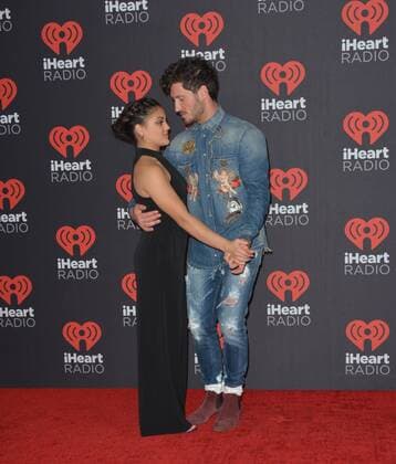 September 23, 2016 - Las Vegas, Nevada, United States of America - Dancer Valentin Chmerkovskiy and Olympian Laurie Hernandez attend the iHeartRadio Music Festival on September 23, 2016 at the T-Mobile Arena in Las Vegas, Nevada. Las Vegas United States of America - ZUMAt114