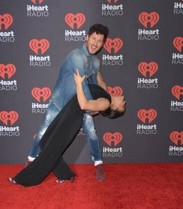 September 23, 2016 - Las Vegas, Nevada, United States of America - Dancer Valentin Chmerkovskiy and Olympian Laurie Hernandez attend the iHeartRadio Music Festival on September 23, 2016 at the T-Mobile Arena in Las Vegas, Nevada. Las Vegas United States of America - ZUMAt114
