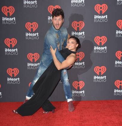 September 23, 2016 - Las Vegas, Nevada, United States of America - Dancer Valentin Chmerkovskiy and Olympian Laurie Hernandez attend the iHeartRadio Music Festival on September 23, 2016 at the T-Mobile Arena in Las Vegas, Nevada. Las Vegas United States of America - ZUMAt114
