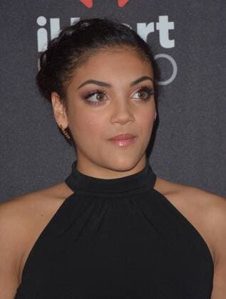 September 23, 2016 - Las Vegas, Nevada, United States of America - Olympian Laurie Hernandez attends the iHeartRadio Music Festival on September 23, 2016 at the T-Mobile Arena in Las Vegas, Nevada. Las Vegas United States of America - ZUMAt114