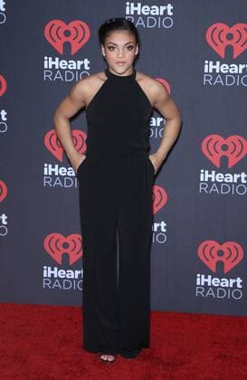 September 23, 2016 - Las Vegas, NV, United States - 23 September 2016 - Las Vegas, NV - Laurie Hernandez. 2016 iHeart Radio Music Festival Photo Room at T-Mobile Arena. Photo Credit: MJT AdMedia Las Vegas United States - ZUMAa123