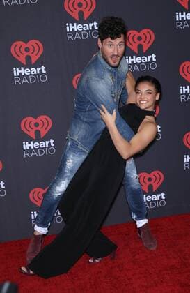 September 23, 2016 - Las Vegas, NV, United States - 23 September 2016 - Las Vegas, NV - Val Chmerkovskiy, Laurie Hernandez. 2016 iHeart Radio Music Festival Photo Room at T-Mobile Arena. Photo Credit: MJT AdMedia Las Vegas United States - ZUMAa123