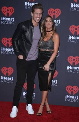 September 23, 2016 - Las Vegas, NV, United States - 23 September 2016 - Las Vegas, NV - Jordan Rodgers,JoJo Fletcher. 2016 iHeart Radio Music Festival Photo Room at T-Mobile Arena. Photo Credit: MJT AdMedia Las Vegas United States - ZUMAa123