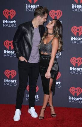 September 23, 2016 - Las Vegas, NV, United States - 23 September 2016 - Las Vegas, NV - Jordan Rodgers,JoJo Fletcher. 2016 iHeart Radio Music Festival Photo Room at T-Mobile Arena. Photo Credit: MJT AdMedia Las Vegas United States - ZUMAa123