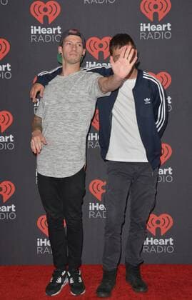 September 23, 2016 - Las Vegas, Nevada, United States of America - Musical duo 21 Pilots attend the iHeartRadio Music Festival on September 23, 2016 at the T-Mobile Arena in Las Vegas, Nevada. Las Vegas United States of America - ZUMAt114