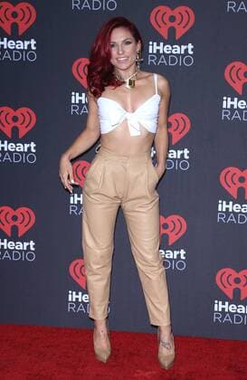 September 23, 2016 - Las Vegas, NV, United States - 23 September 2016 - Las Vegas, NV - Sharna Burgess. 2016 iHeart Radio Music Festival Photo Room at T-Mobile Arena. Photo Credit: MJT AdMedia Las Vegas United States - ZUMAa123