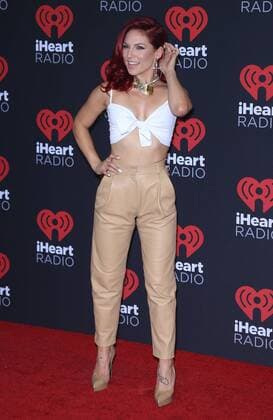 September 23, 2016 - Las Vegas, NV, United States - 23 September 2016 - Las Vegas, NV - Sharna Burgess. 2016 iHeart Radio Music Festival Photo Room at T-Mobile Arena. Photo Credit: MJT AdMedia Las Vegas United States - ZUMAa123