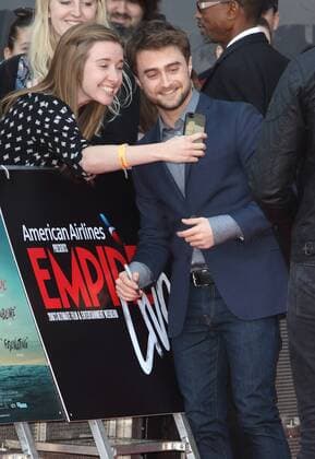 American Airlines Presents Empire Live: Swiss Army Man and Imperium Film Premieres London, UK. Daniel Radcliffe at the American Airlines Presents Empire Live: Swiss Army Man and Imperium Film Premieres (Radcliffe stars in both films) at the Cineworld, O2 Arena. 23rd September 2016. LMK374-61465-240916. 