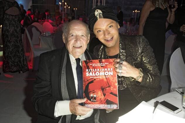 Sally Perel und Julian F.M. Stoeckel bei der Gala 70 Jahre CCC im Studioatelier Artur Brauner . Berlin, 23.09.2016 Foto:xFredericx xFuturexImage