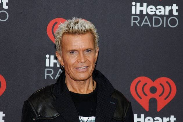 Billy Idol arrives for the iHeartRadio Music Festival at the T-Mobile Arena in Las Vegas, Nevada on September 23, 2016.  LVP2016092306 JAMESxATOA