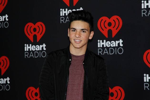 Singer Daniel Skye arrives for the iHeartRadio Music Festival at the T-Mobile Arena in Las Vegas, Nevada on September 23, 2016.  LVP2016092326 JAMESxATOA