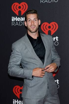 Reality Tv star Chase McNary arrives for the iHeartRadio Music Festival at the T-Mobile Arena in Las Vegas, Nevada on September 23, 2016.  LVP20160923102 JAMESxATOA