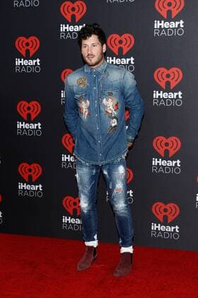 Val Chmerkovskiy arrives for the iHeartRadio Music Festival at the T-Mobile Arena in Las Vegas, Nevada on September 23, 2016.  LVP2016092351 JAMESxATOA