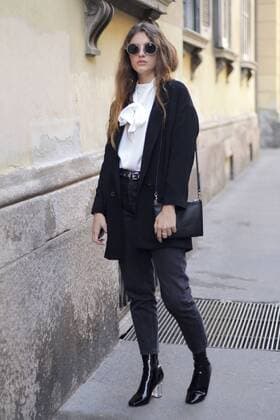 Camilla Cerquoni posing outside the Blumarine Runway Show During The Milan Fashion Week Spring Summer 2017  Copyright: xPaoloxDilettox